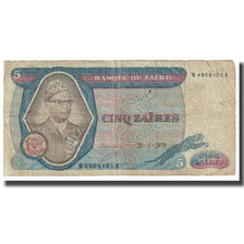 Geldschein, Zaire, 5 Zaïres, 1979, 1979-05-20, KM:22a, SS