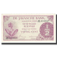 Banknote, Netherlands Indies, 1/2 Gulden, 1948, KM:97, UNC(65-70)