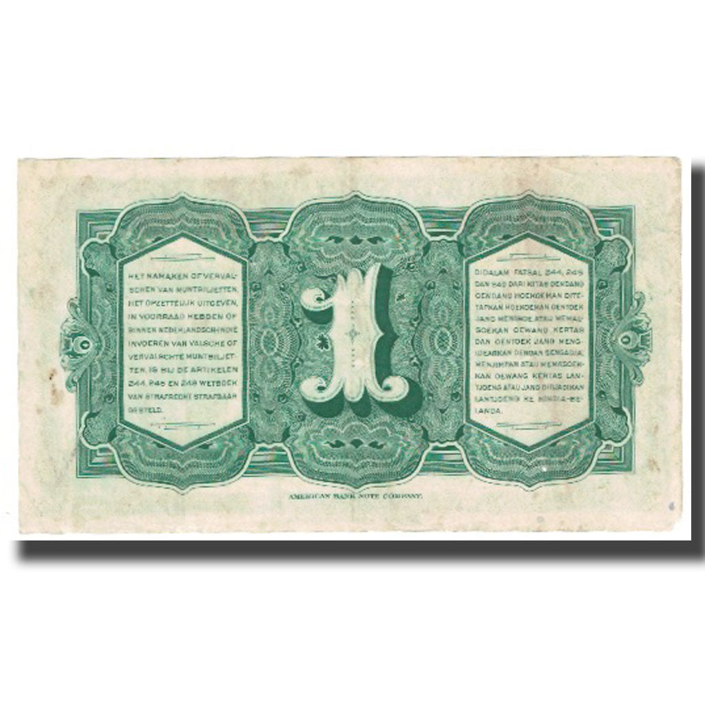 Banknote, Netherlands Indies, 1 Gulden, 1943, 1943-03-02, KM:111a, EF(40-45)
