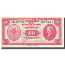 Banknote, Netherlands Indies, 10 Gulden, 1943, 1943-03-02, KM:114a, AU(55-58)