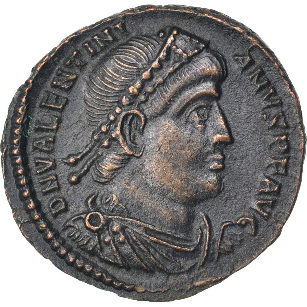 Valentinian I, Nummus, Siscia, AU(55-58), Copper, Cohen #37, 2.60