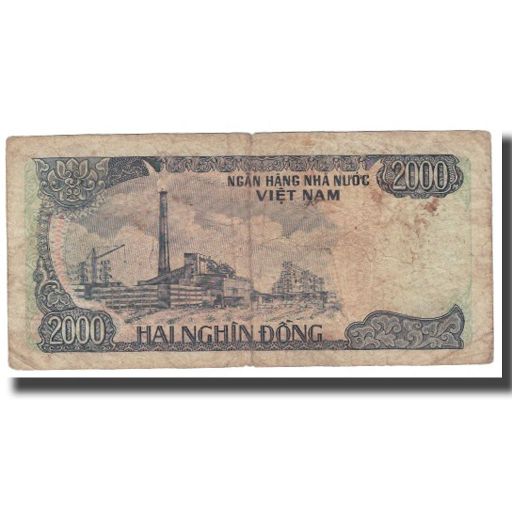 Banknote, Vietnam, 2000 D<ox>ng, 1987, KM:103a, EF(40-45)