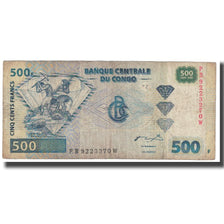 Banknote, Congo Democratic Republic, 500 Francs, 2002, 2002-01-04, KM:96a
