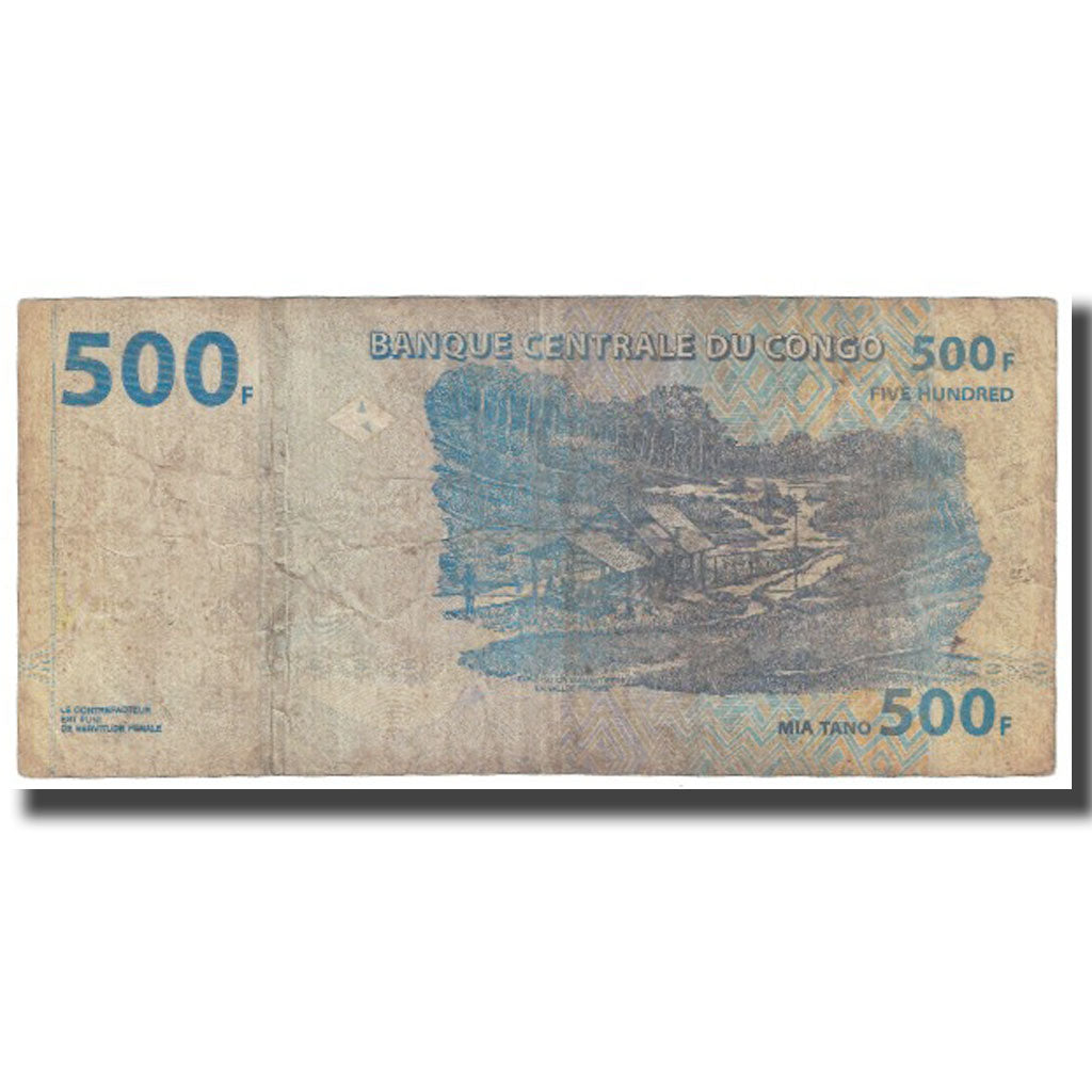 Banknote, Congo Democratic Republic, 500 Francs, 2002, 2002-01-04, KM:96a