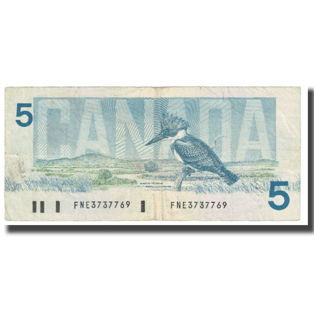 Biljet, Canada, 5 Dollars, 1986, KM:95b, TTB