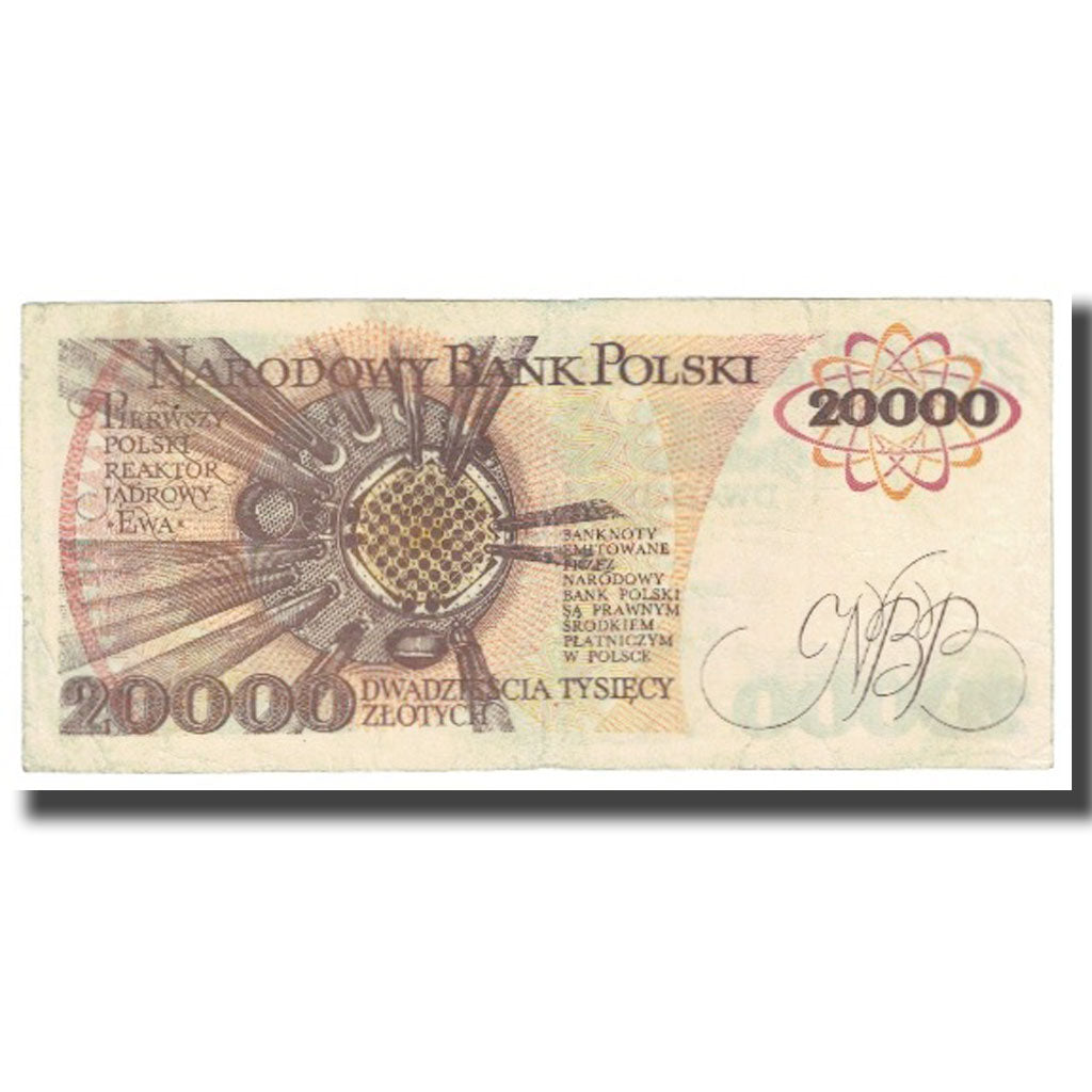 Geldschein, Polen, 20,000 Zlotych, 1989, 1989-02-01, KM:152a, SS