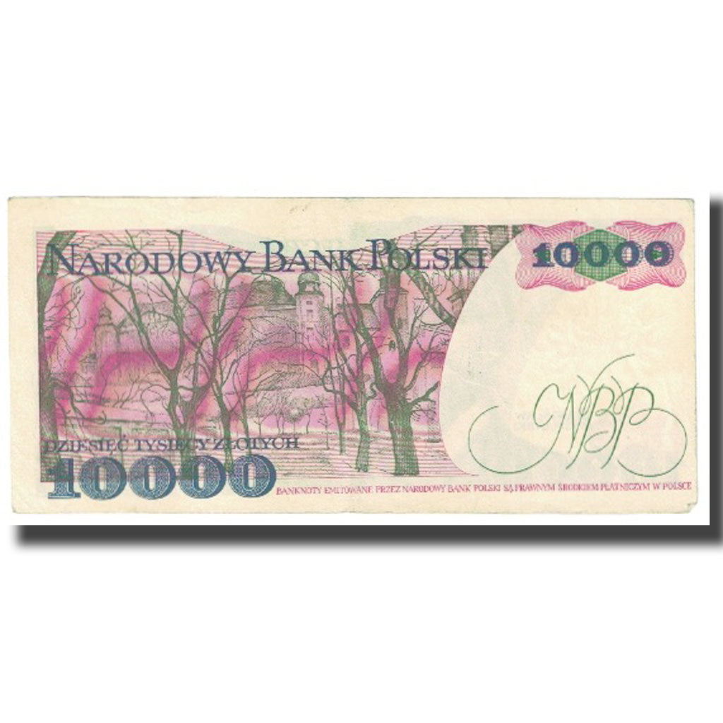 Banknote, Poland, 10,000 Zlotych, 1988, Undated (1988), KM:151b, EF(40-45)