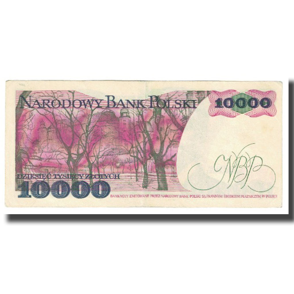 Billet, Pologne, 10,000 Zlotych, 1988, Undated (1988), KM:151b, TTB
