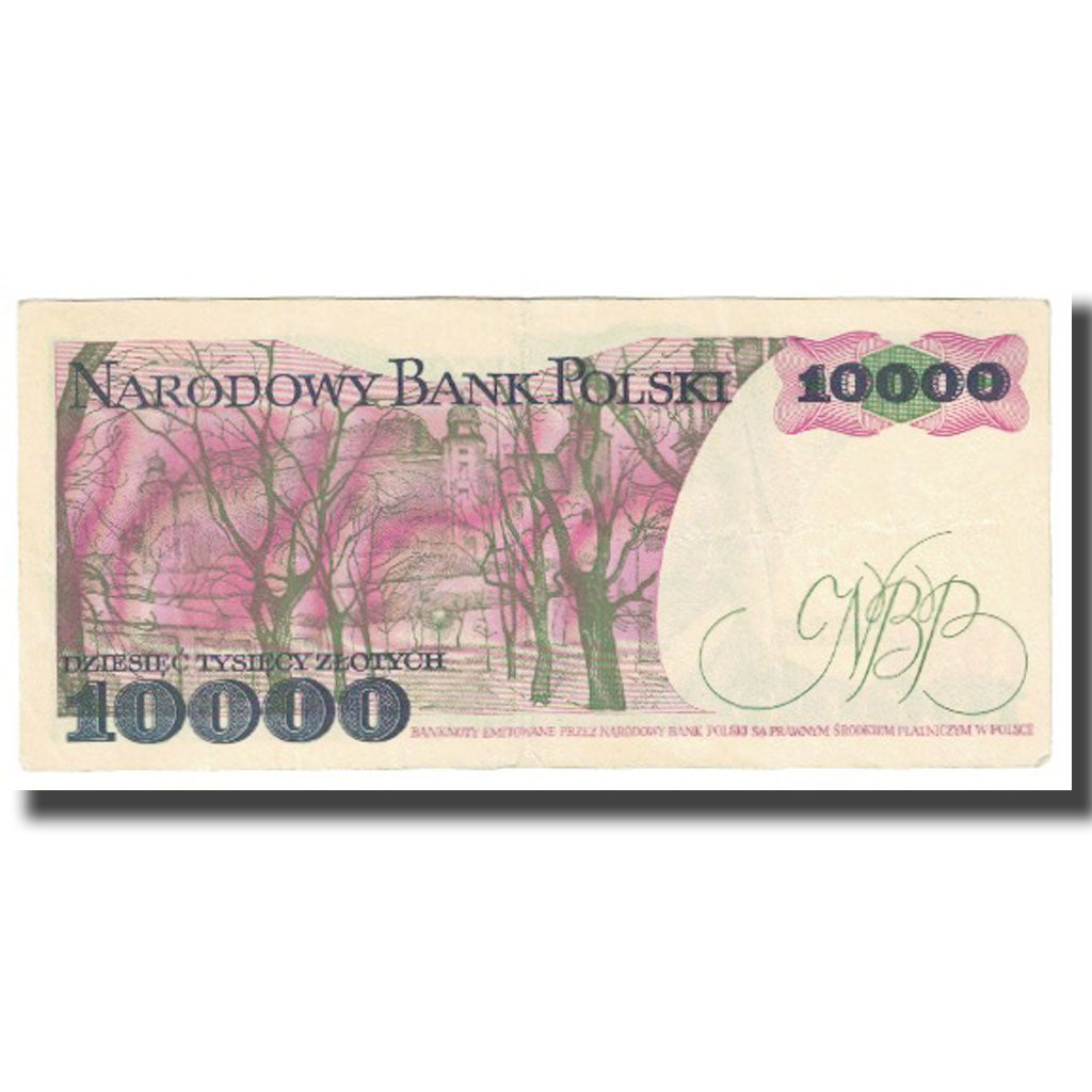 Banknote, Poland, 10,000 Zlotych, 1987, 1987, KM:151b, EF(40-45)