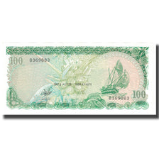 Banknote, Maldives, 100 Rufiyaa, 1987, KM:14A, UNC(65-70)