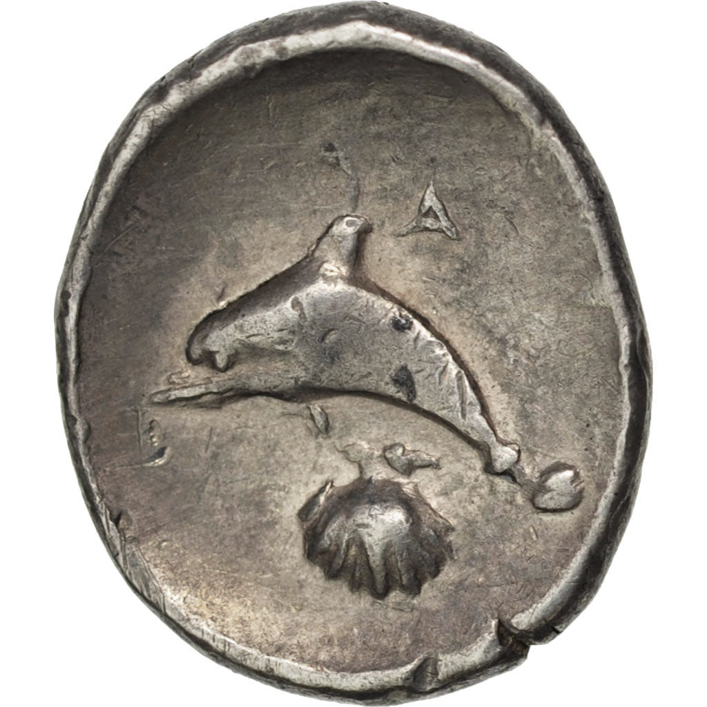 Calabria, Taranto, Litra, Tarentum, AU(55-58), Silver, Pozzi #416, 0.80