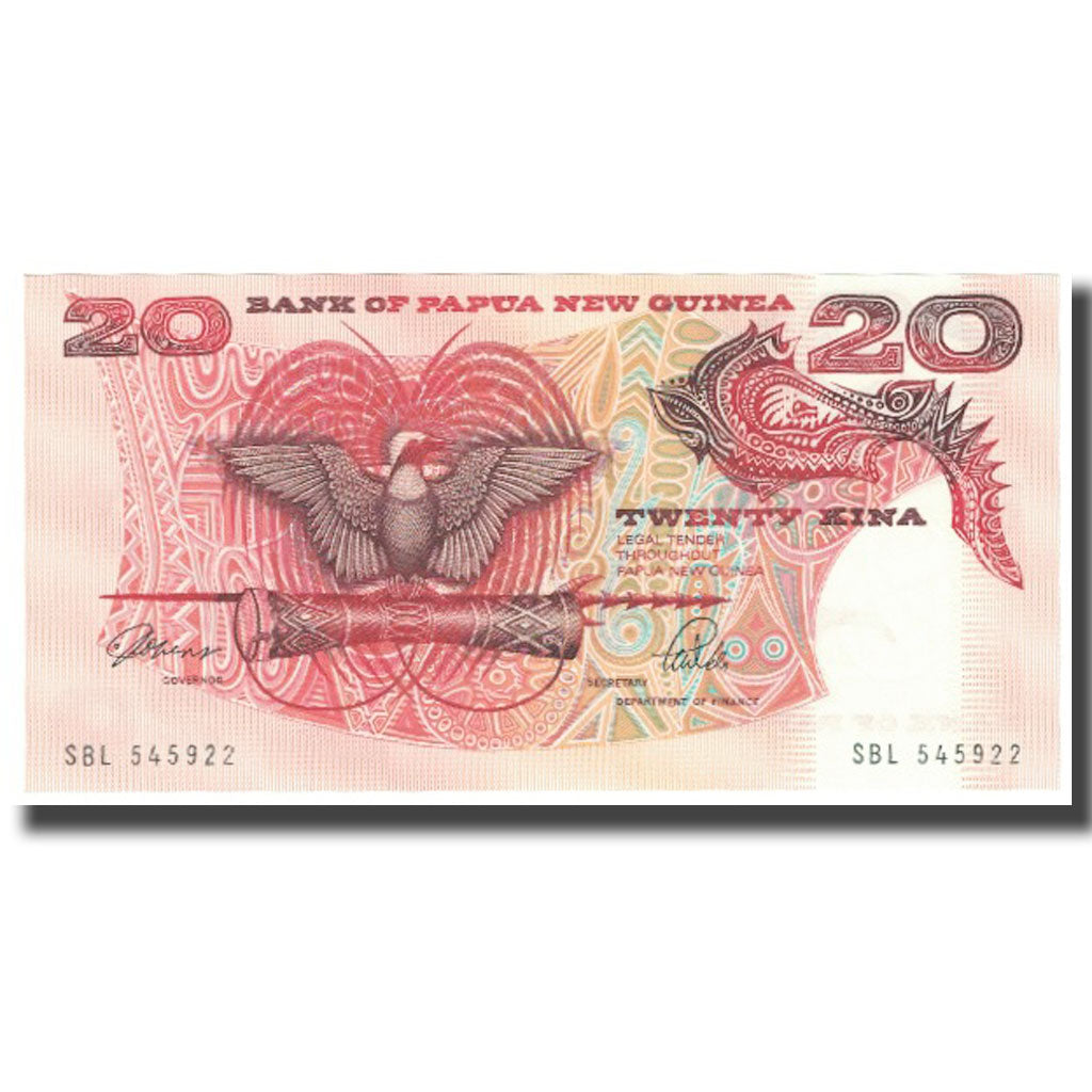 Billet, Papua New Guinea, 20 Kina, KM:10a, NEUF