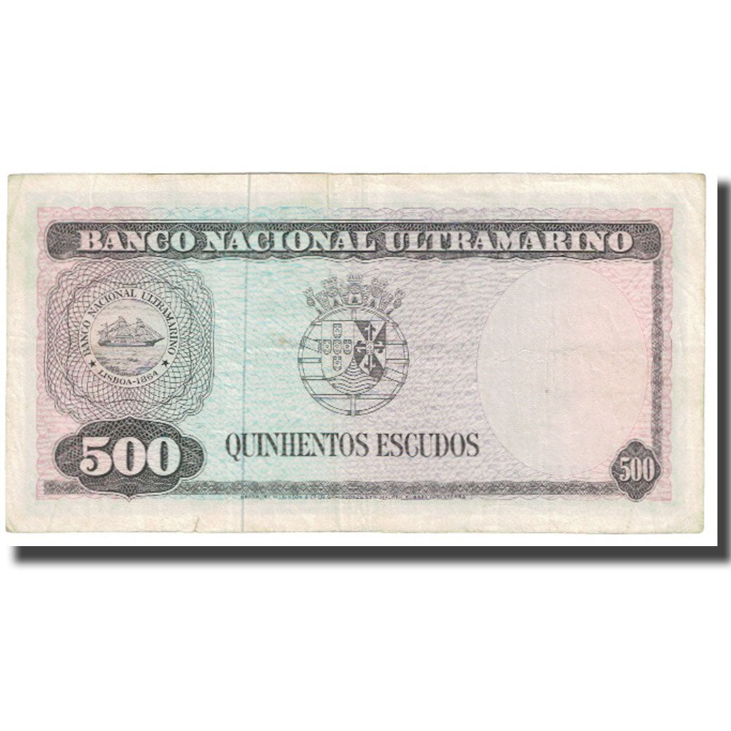 Banknote, Timor, 500 Escudos, 1963, 1963-04-25, KM:29a, EF(40-45)