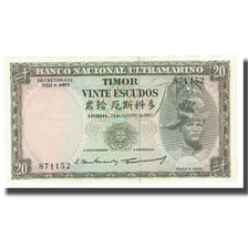Banknote, Timor, 20 Escudos, 1967, 1967-10-24, KM:26a, UNC(65-70)
