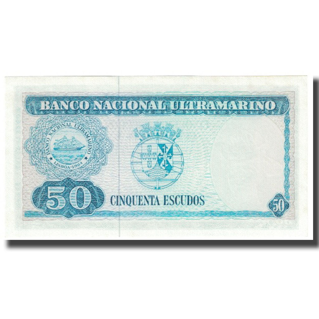 Banknote, Timor, 50 Escudos, 1967, 1967-10-24, KM:27A, UNC(65-70)