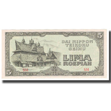 Banknote, Netherlands Indies, 5 Roepiah, KM:130a, UNC(65-70)