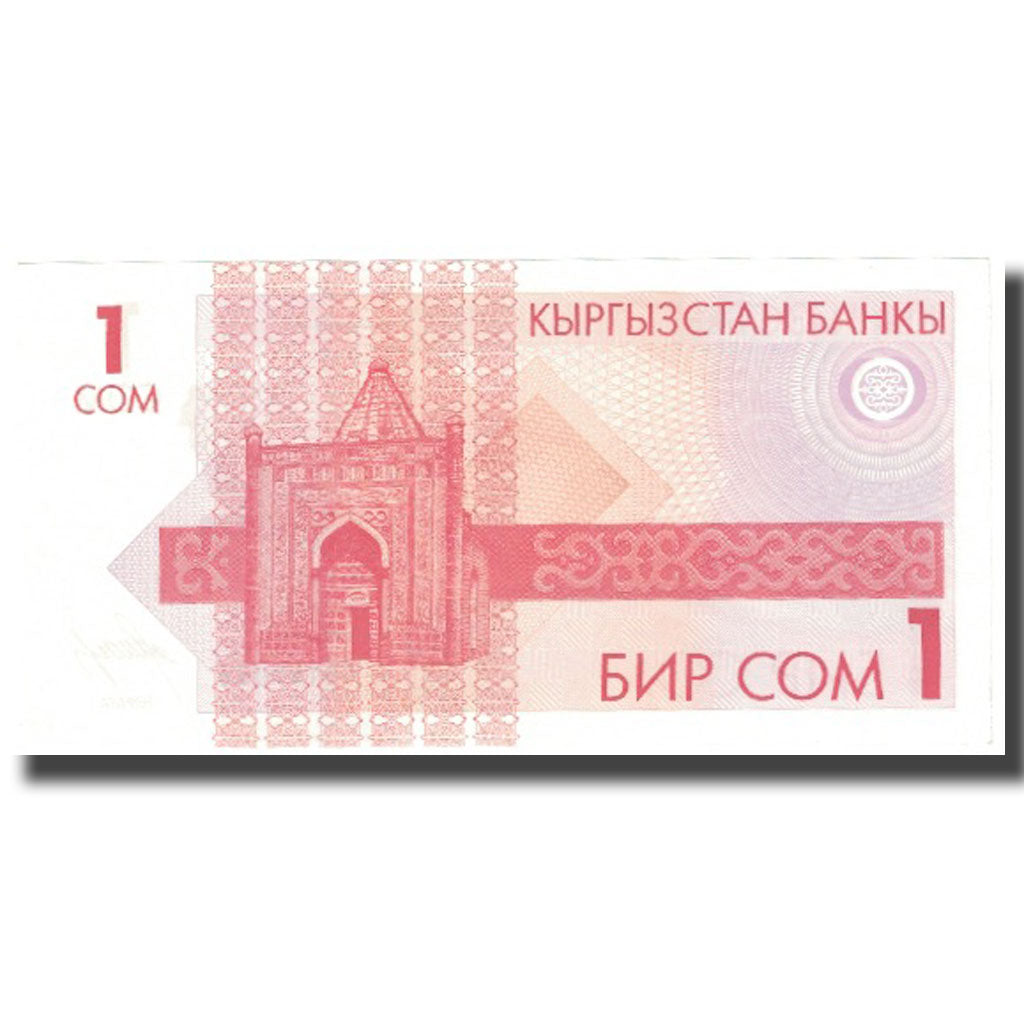Banknote, KYRGYZSTAN, 1 Som, KM:4, UNC(65-70)