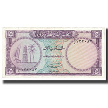 Banknote, Qatar and Dubai, 5 Riyals, KM:2a, EF(40-45)