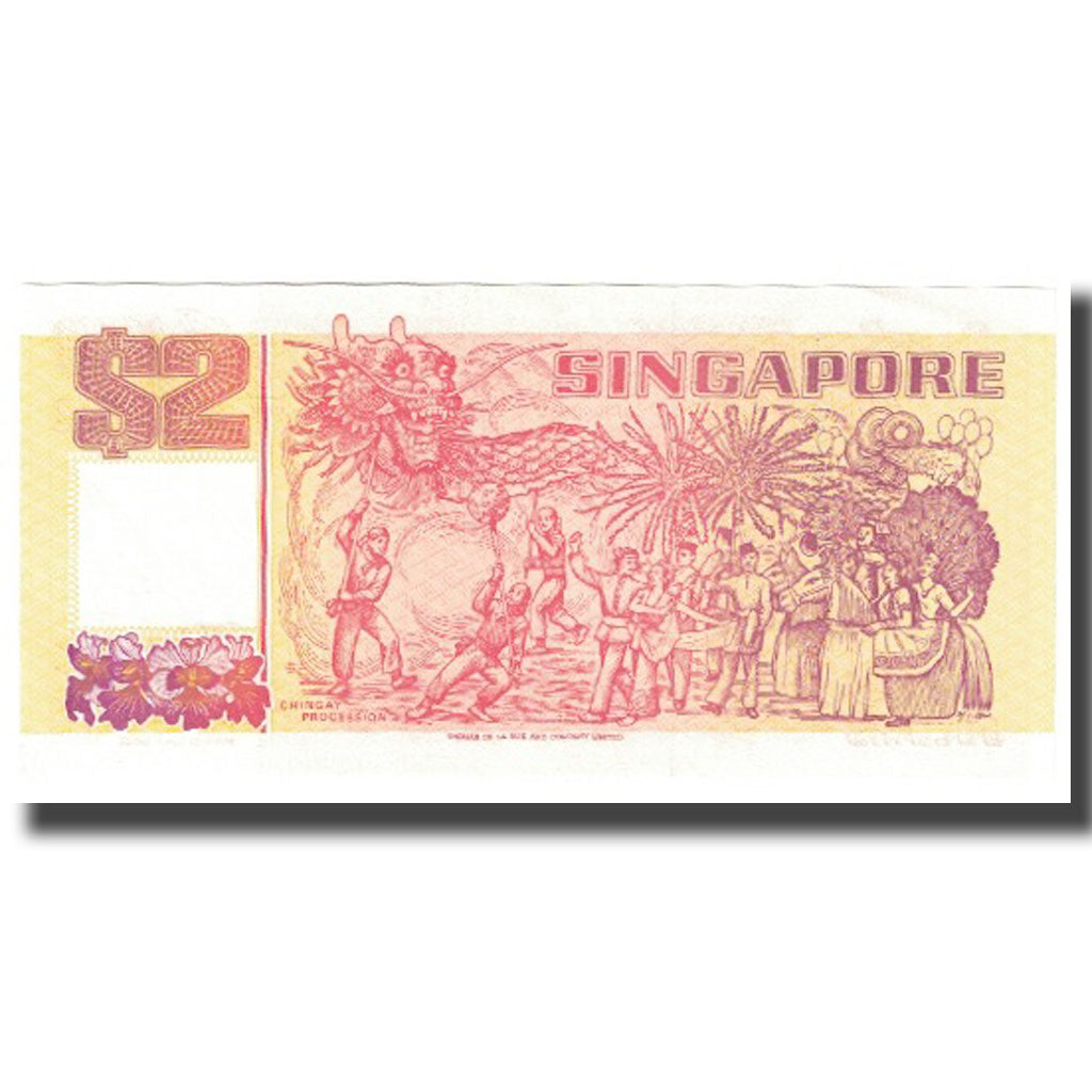 Billet, Singapour, 2 Dollars, KM:27, NEUF