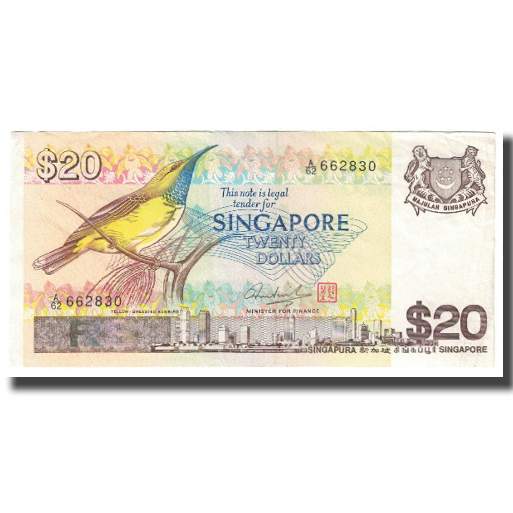 Banconote, Singapore, 20 Dollars, KM:12, BB