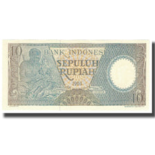 Banknote, Indonesia, 10 Rupiah, 1963, KM:56, UNC(65-70)