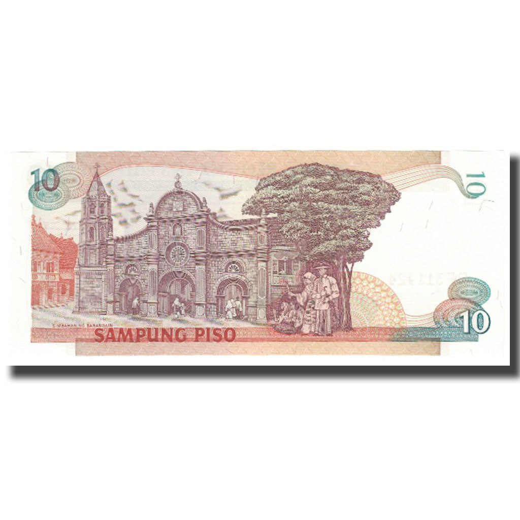 Biljet, Fillipijnen, 10 Piso, KM:169b, NIEUW