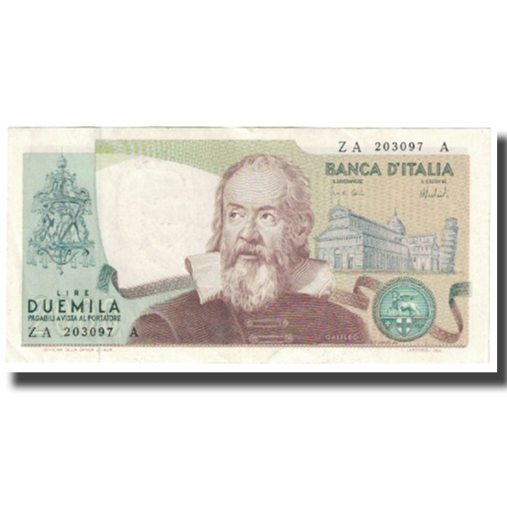 Banknote, Italy, 2000 Lire, KM:103a, UNC(63)