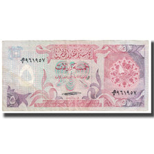 Banconote, Quatar, 5 Riyals, KM:8a, BB