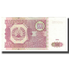 Nota, Tajiquistão, 500 Rubles, 1994, KM:8a, UNC(65-70)
