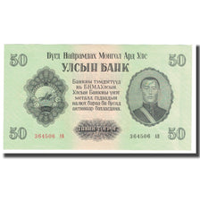 Banknot, Mongolia, 50 Tugrik, 1955, KM:33, UNC(63)