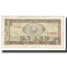 Banknote, Romania, 1 Leu, KM:91a, EF(40-45)