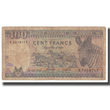 Banknote, Rwanda, 100 Francs, 1989, 1989-04-24, KM:18, VF(20-25)
