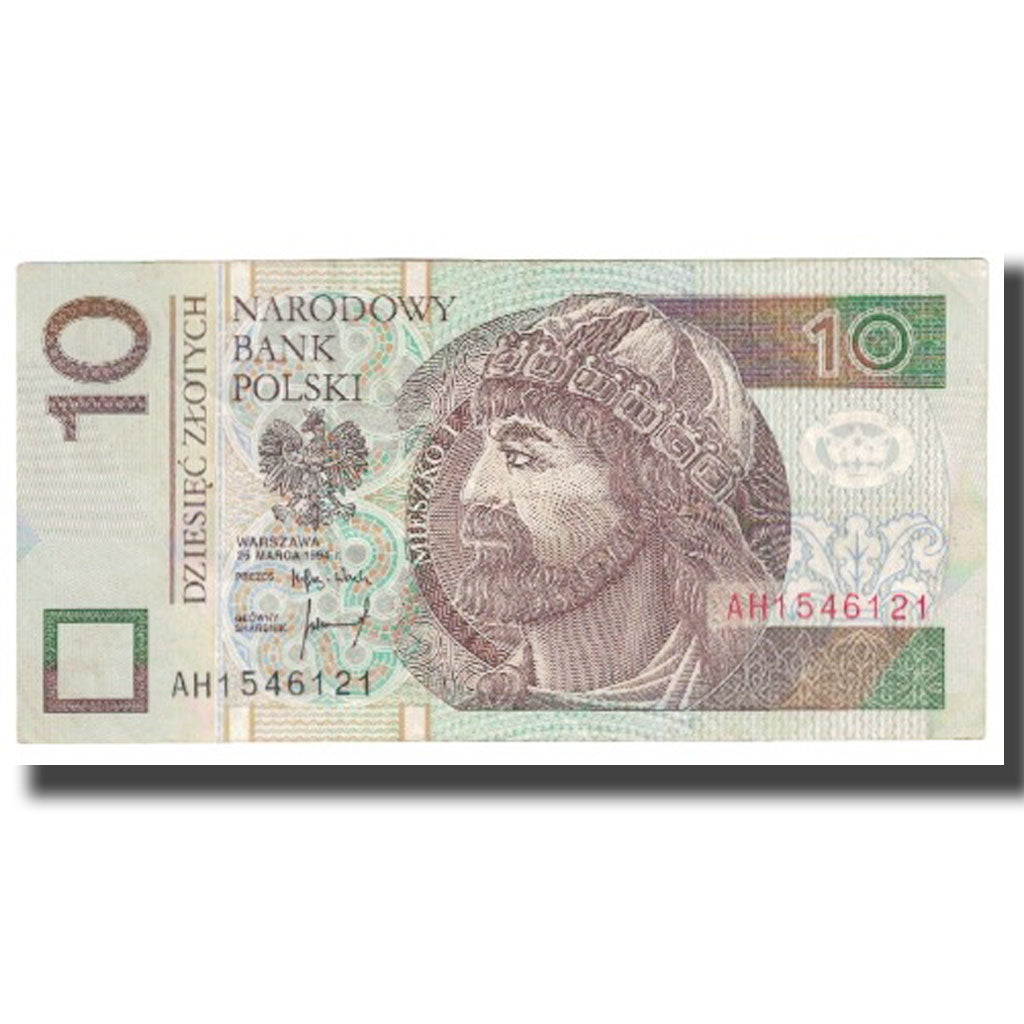 Banknote, Poland, 10 Zlotych, 1994, 1994-03-25, KM:173a, UNC(63)