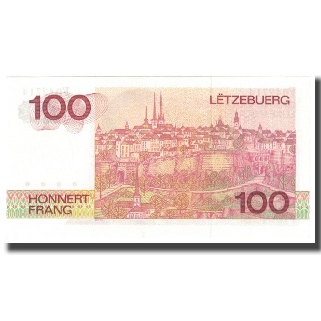 Banknote, Luxembourg, 100 Francs, 1980, 1980-08-14, KM:57a, UNC(65-70)