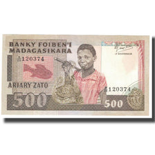 Banknote, Madagascar, 500 Francs = 100 Ariary, KM:71a, UNC(65-70)