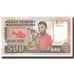 Banknote, Madagascar, 500 Francs = 100 Ariary, KM:71a, UNC(65-70)