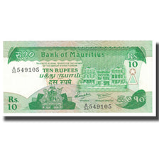 Billete, 10 Rupees, Mauricio, KM:35b, UNC