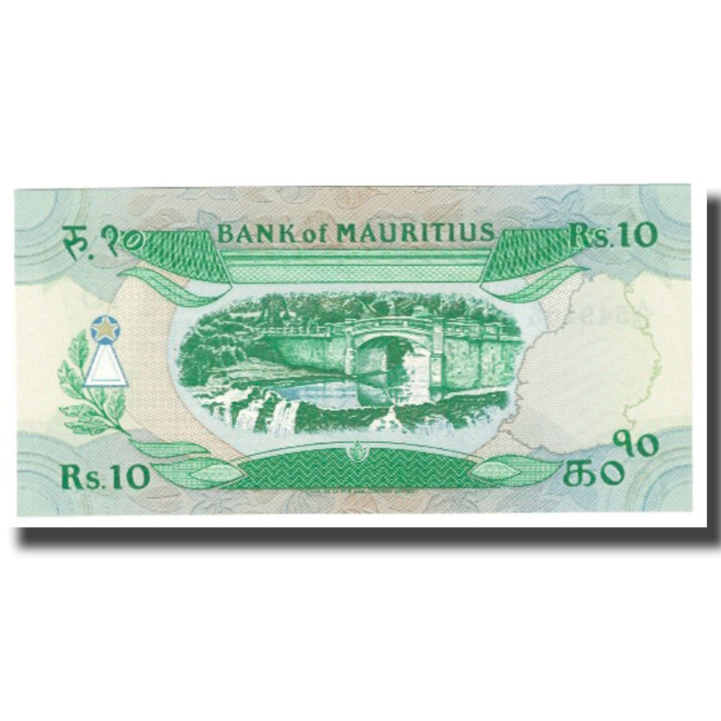 Billete, 10 Rupees, Mauricio, KM:35b, UNC