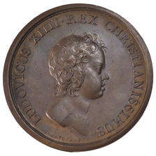 Francia, Medal, Louis XIV, Politics, Society, War, 1644, SPL-, Rame, 41, Divo:13