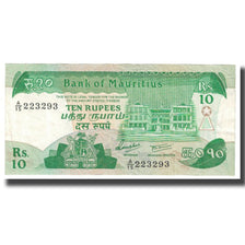Billete, 10 Rupees, Mauricio, KM:35b, UNC