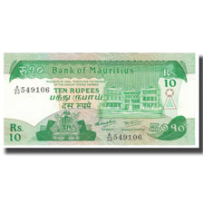 Geldschein, Mauritius, 10 Rupees, KM:35b, UNZ