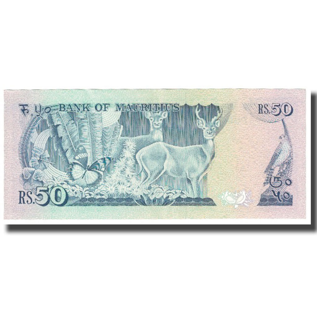 Billete, 50 Rupees, Mauricio, KM:37a, UNC