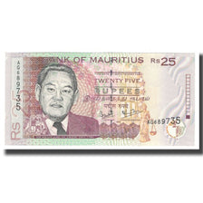 Biljet, Mauritius, 25 Rupees, 1999, KM:42, NIEUW