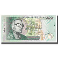 Billete, 200 Rupees, 1999, Mauricio, KM:52b, UNC