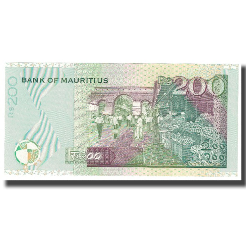 Billete, 200 Rupees, 1999, Mauricio, KM:52b, UNC
