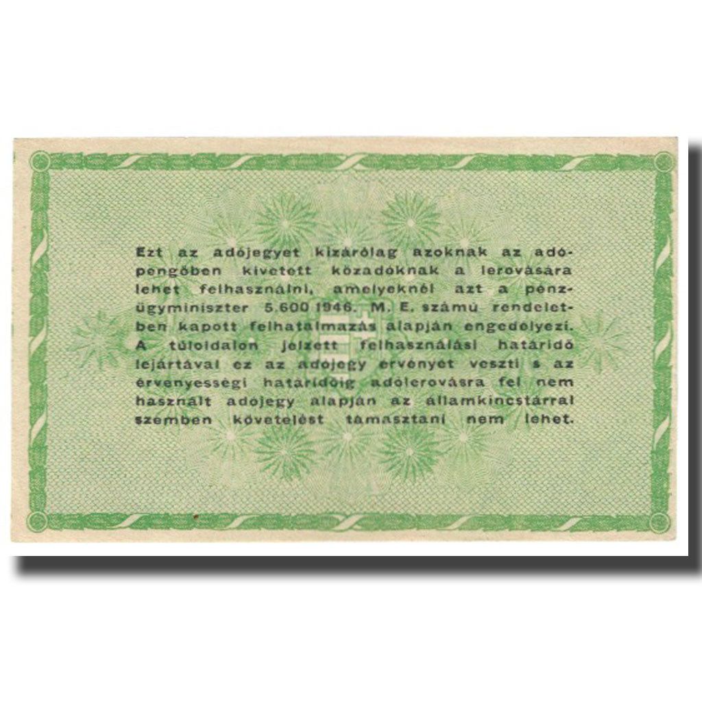 Banknote, Hungary, 50,000 (Ötvenezer) Adópengö, 1946, 1946-05-24, KM:138b
