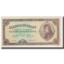 Billet, Hongrie, 100,000,000 Pengö, 1946, 1946-03-18, KM:124, SPL