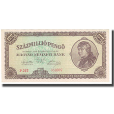 Billet, Hongrie, 100,000,000 Pengö, 1946, 1946-03-18, KM:124, SPL