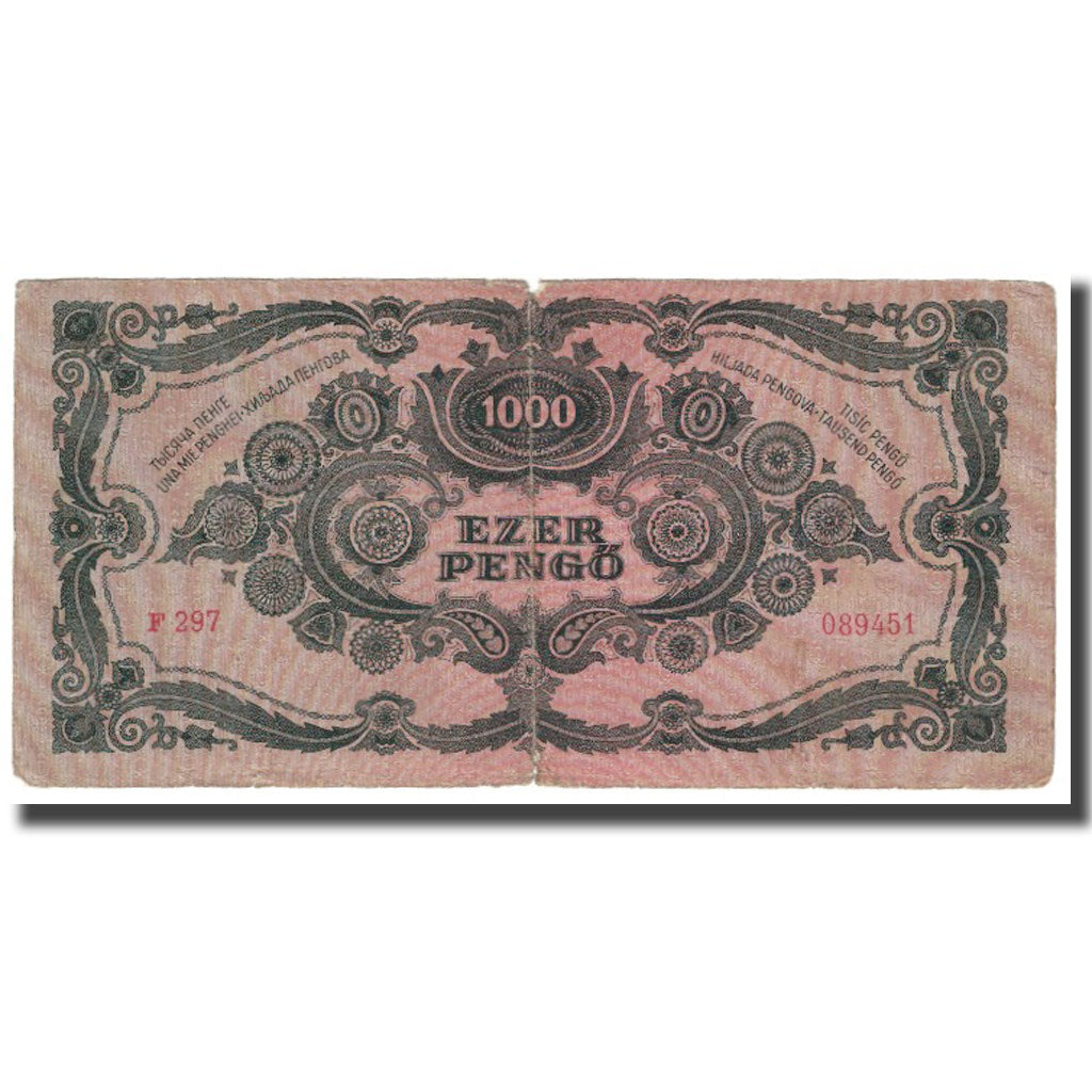 Banknote, Hungary, 1000 Pengö, 1945, 1945-07-15, KM:118a, EF(40-45)