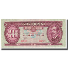 Banknote, Hungary, 100 Forint, 1960, 1960-08-24, KM:171a, UNC(65-70)